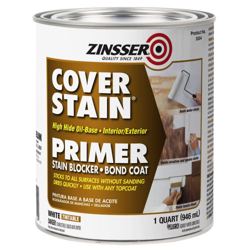 Zinsser Cover Stain White Primer 1 qt