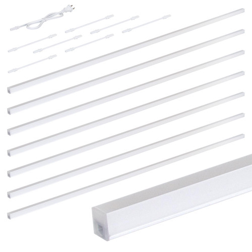 Armacost Lighting 44 in. L White Plug-In LED Strip Tape Light Kit 1 pk