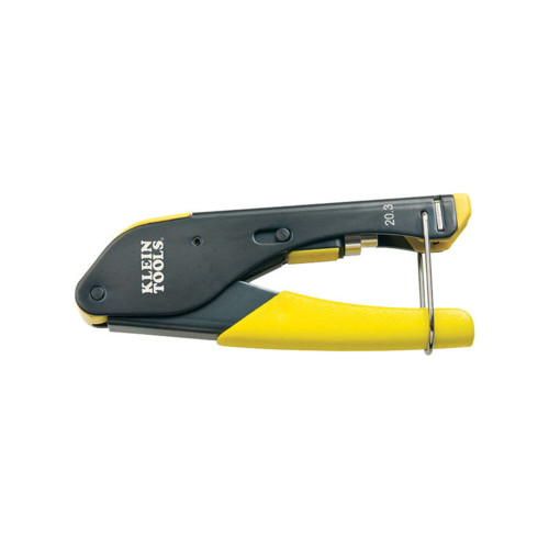 Klein Tools 5.594 in. Compression Crimper Black/Yellow 1 pk