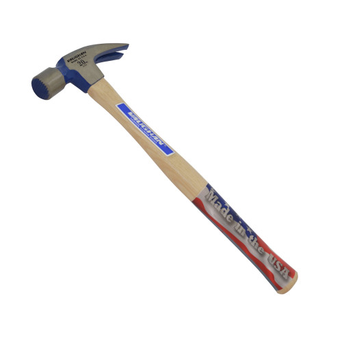 Vaughan 20 oz Milled Face Rip Claw Hammer 16 in. Hickory Handle