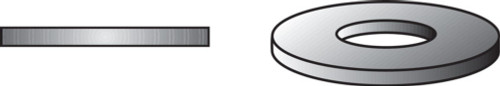 Hillman Zinc-Plated Steel 7/16 in. USS Flat Washer 50 pk