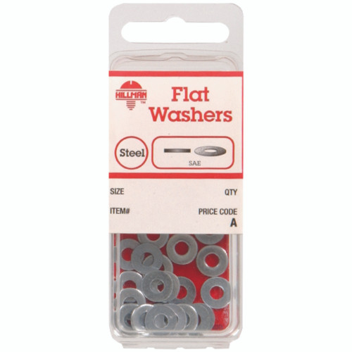Hillman Zinc-Plated Steel #6 SAE Flat Washer 30 pk