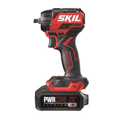 SKIL 20V PWR CORE 1/4 in. Cordless Brushed Impact Driver Kit (Battery & Charger)