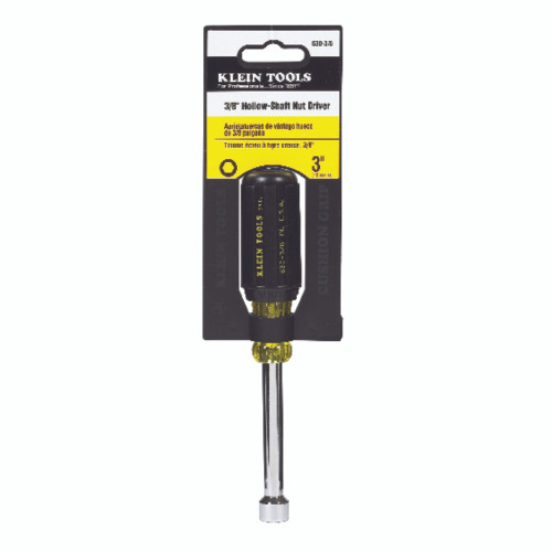Klein Tools 3/8 in. Hollow Shaft Nut Driver 6-3/4 in. L 1 pc