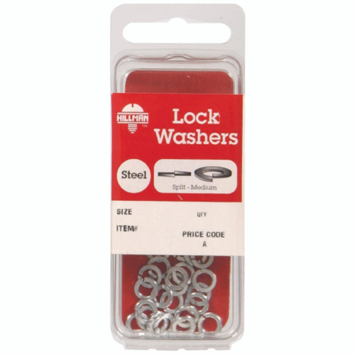 Hillman No. 10 in. D Zinc-Plated Steel Split Lock Washer 30 pk