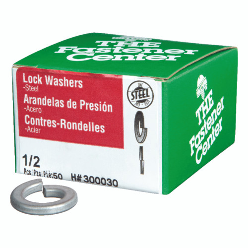 Hillman 1/2 in. D Zinc-Plated Steel Split Lock Washer 50 pk