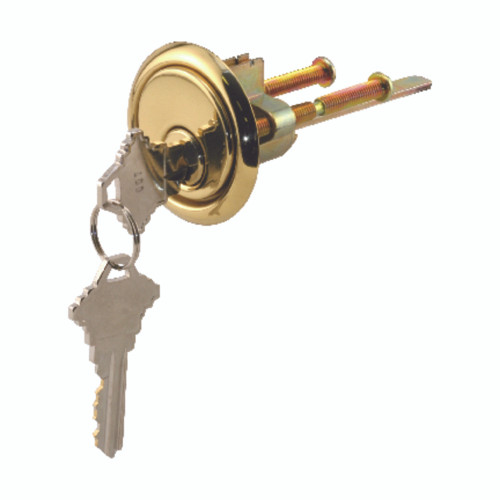 Prime-Line 6 in. W X 9.25 in. L X 1-3/4 in. D Diecast Rim Cylinder Lock