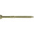 Hillman Power Pro No. 9 X 2-1/2 in. L Star Yellow Zinc Wood Screws 5 lb 501 pk