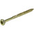 Hillman Power Pro No. 9 X 2-1/2 in. L Star Yellow Zinc Wood Screws 5 lb 501 pk