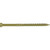 Hillman Power Pro No. 8 X 2-1/2 in. L Star Bronze Ceramic Trim Screws 1 lb 128 pk