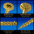 HILLMAN Power Pro No. 8 in. X 1-3/4 in. L Bronze Star Flat Head Premium Deck Screws 5 lb 877 pk