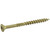 Hillman Power Pro No. 8 X 1-1/4 in. L Star Bronze Ceramic Wood Screws 1 lb 242 pk