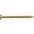 Hillman Power Pro No. 8 X 1-3/4 in. L Star Bronze Ceramic Wood Screws 1 lb 175 pk