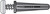 Hillman .19 in. D X 1 in. L Plastic Pan Head Conical Anchor 25 pk