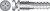 Hillman 0.164 in. D X 7/8 in. L Plastic Pan Head Ribbed Anchor 75 pk