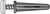 Hillman .190 in. D X 1 in. L Plastic Pan Head Conical Anchor 4 pk