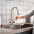 Moen Zyla One Handle Stainless Steel Motion Sensing Pull-Down Kitchen Faucet Smart