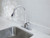 OakBrook Vela One Handle Chrome Kitchen Faucet