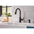 Moen Edwyn One Handle Matte Black Pull-Down Kitchen Faucet