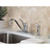 Moen Lindley One Handle Chrome Kitchen Faucet Side Sprayer Included