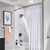 Moen Genta 1-Handle Matte Black Tub and Shower Faucet
