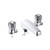 Home Plus 2-Handle Chrome Tub Faucet
