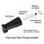 Danco Matte Black Deck Mount Tub Faucet