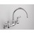 Peerless Claymore Two Handle Chrome Kitchen Faucet