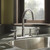 Moen Solidad Two Handle Chrome Kitchen Faucet Side Sprayer Included