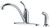Delta Collins One Handle Chrome Kitchen Faucet Side Sprayer Included