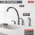 Delta Pilar One Handle Chrome Kitchen Faucet Side Sprayer Included