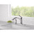 Delta Linden One Handle Chrome Kitchen Faucet Side Sprayer Included