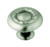 Amerock Inspirations Round Cabinet Knob 1-1/4 in. D 1-1/16 in. Satin Nickel 1 pk