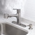 OakBrook One Handle Brushed Nickel Pull Out Kitchen Faucet