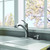 American Standard Mesa One Handle Stainless Steel Pull-Out Kitchen Faucet