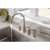 Moen Edison One Handle Stainless Steel Kitchen Faucet Side Sprayer Included