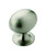 Amerock Allison Oval Cabinet Knob 1-3/8 in. D 1-3/8 in. Satin Nickel 1 pk
