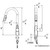 Huntington Brass Ellery One Handle Matte Black Pull-Down Kitchen Faucet