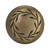 Amerock Natures Splendor Round Cabinet Knob 1-5/16 in. D 1-1/16 in. Elegant Brass 1 pk