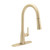 Huntington Brass One Handle Satin Brass Pull-Down Kitchen Faucet