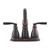 Moen Hilliard Bronze Bathroom Faucet 4 in.