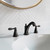 Moen Caldwell Bronze Two-Handle Bathroom Sink Faucet 8 - 16 in.