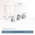 Moen Boardwalk Chrome Bathroom Faucet 8-16 in.