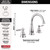 Delta Windemere Chrome Widespread Bathroom Sink Faucet 8 in.