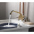 Homewerks Brass Two-Handle Bathroom Sink Faucet 3-3/8 in.