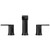 Moen Genta Matte Black Bathroom Faucet 8-16 in.