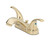 OakBrook Brass Two-Handle Bathroom Sink Faucet 4 in.