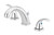 OakBrook Chrome Widespread Bathroom Sink Faucet 8 in.
