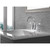 Delta Chrome Pop-up Bathroom Sink Faucet 4 in.