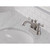 Delta Stainless Steel Centerset Bathroom Sink Faucet 4 in.
